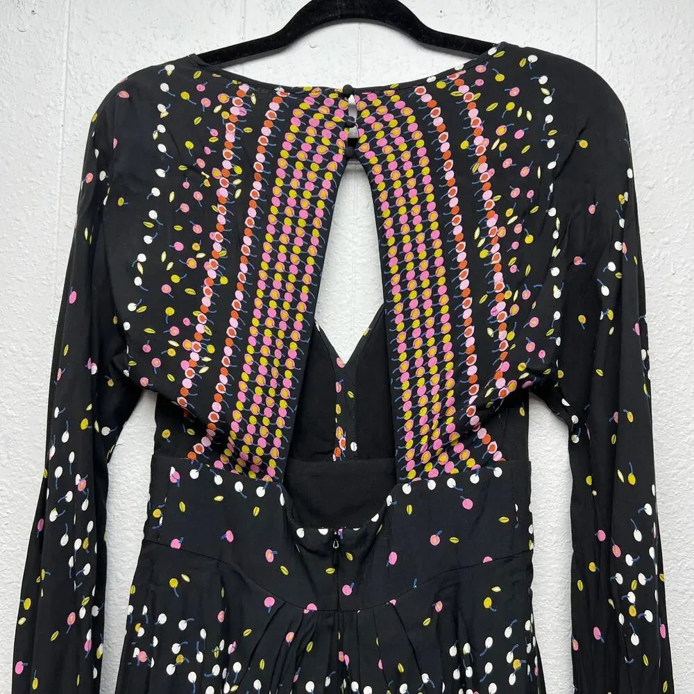 Free People Confetti Dress Womens 4 Long Sleeve Boho Chic Evening Festival Party